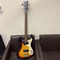 M mosrite モズライト エレキベース of California カリフォルニア ソフトケース 付き